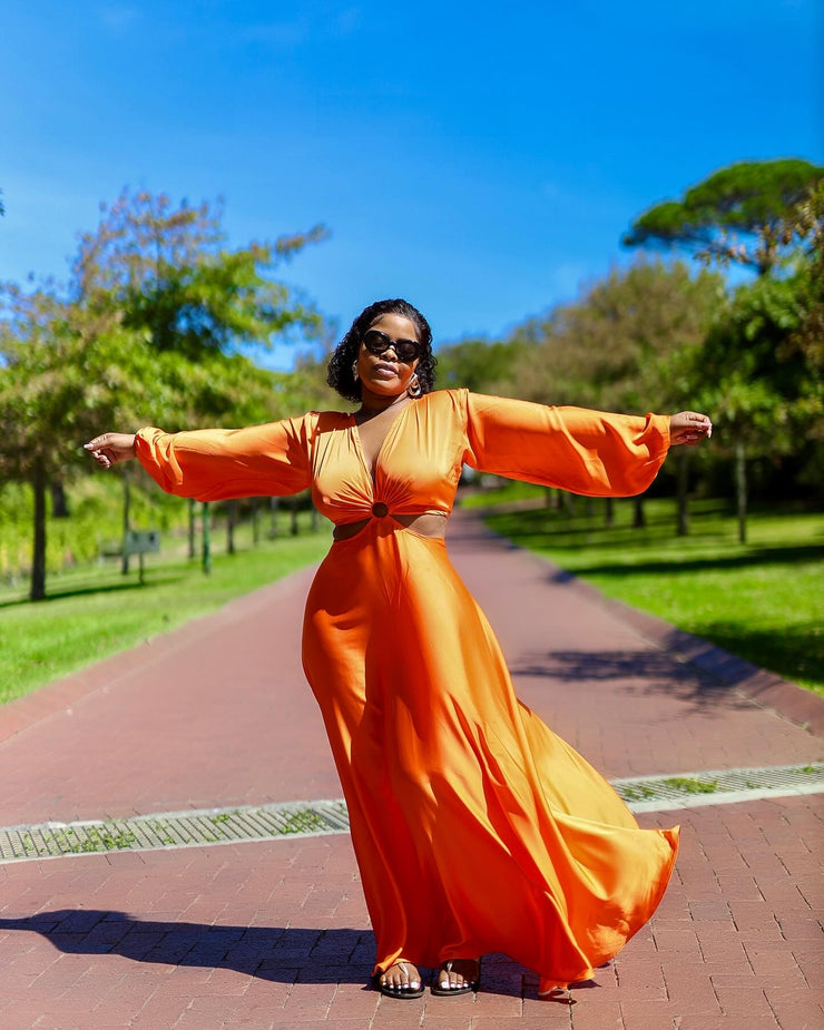 ORANGE GORGEOUS DRESS