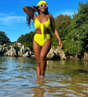 NEON GREEN SWIM SET